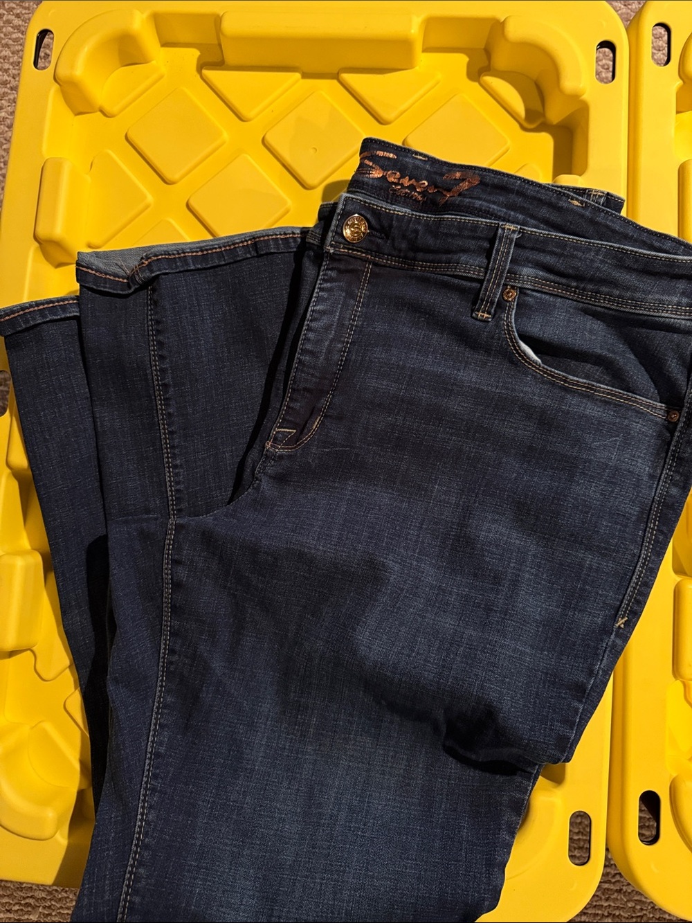 Lane Bryant Dark Indigo Bootcut Stretch Jeans